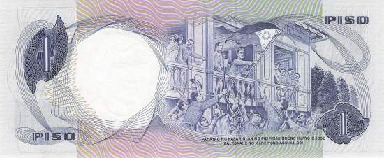 Philippinen 1 Piso 1969 p142b